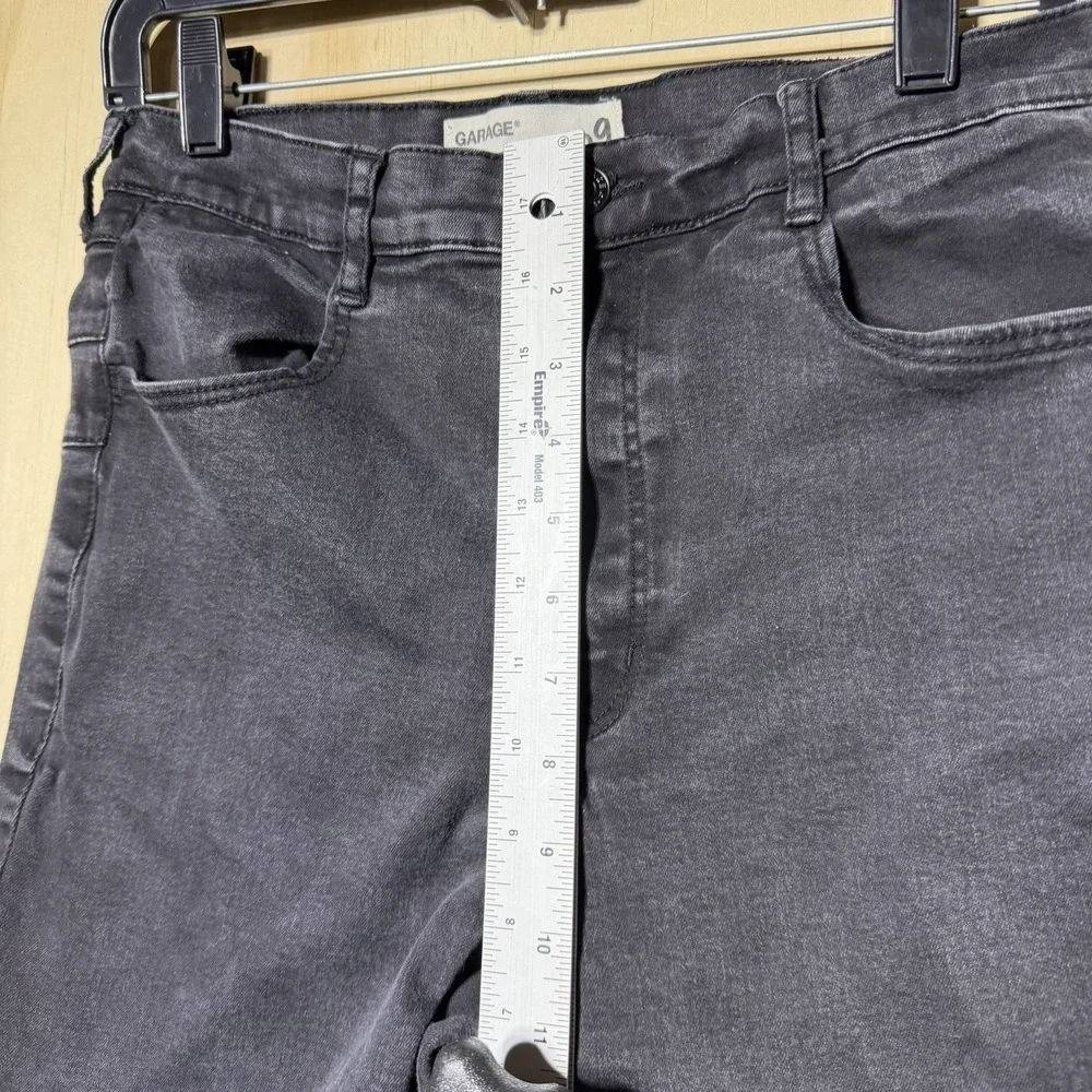 Garage Womens Size 9 Black Skinny Jeans Stretch Denim Dark Wash Casual